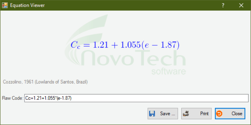 Classification and Index Properties