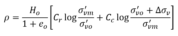 Primary Consolidation Equation 3
