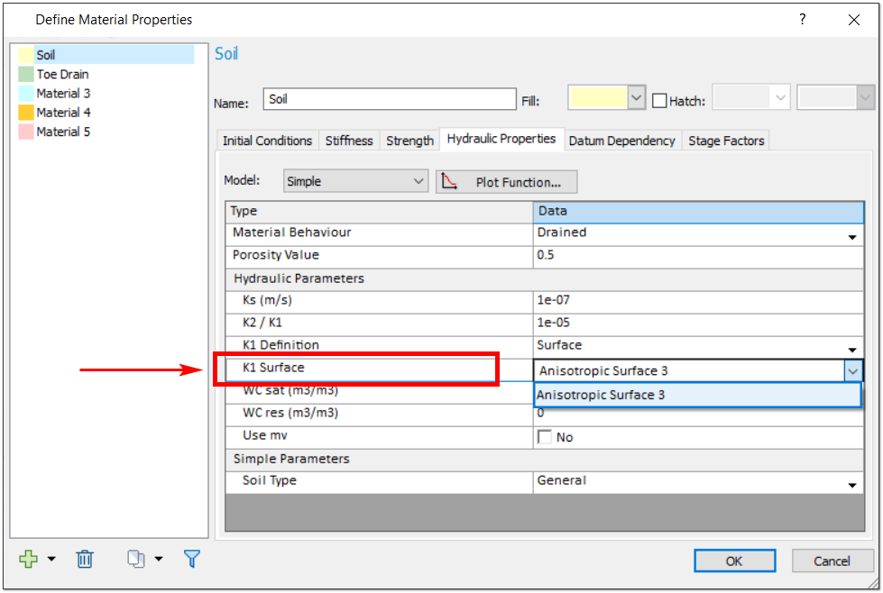 The image shows an RS2 dialog with surface options