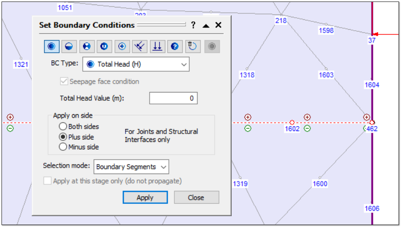 RS2 Set Boundary Conditions