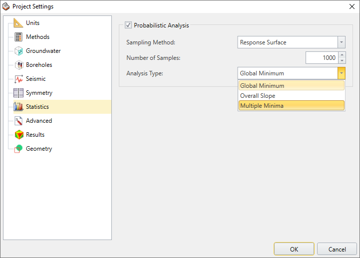 Project Settings Dialog Box