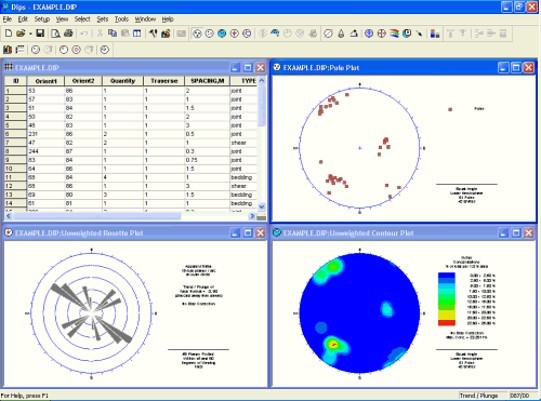 Image 2: Dips Interface in Microsoft Windows Version