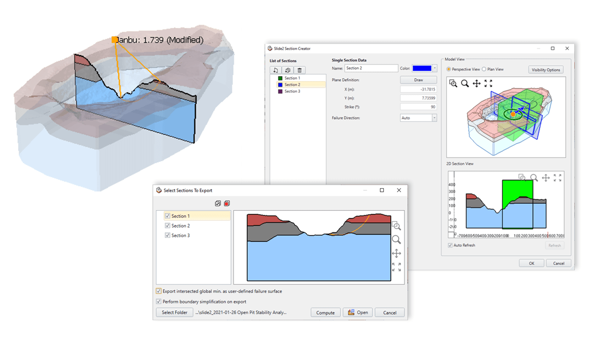 Figure 2: Slide2 Section Creator Dialog Box