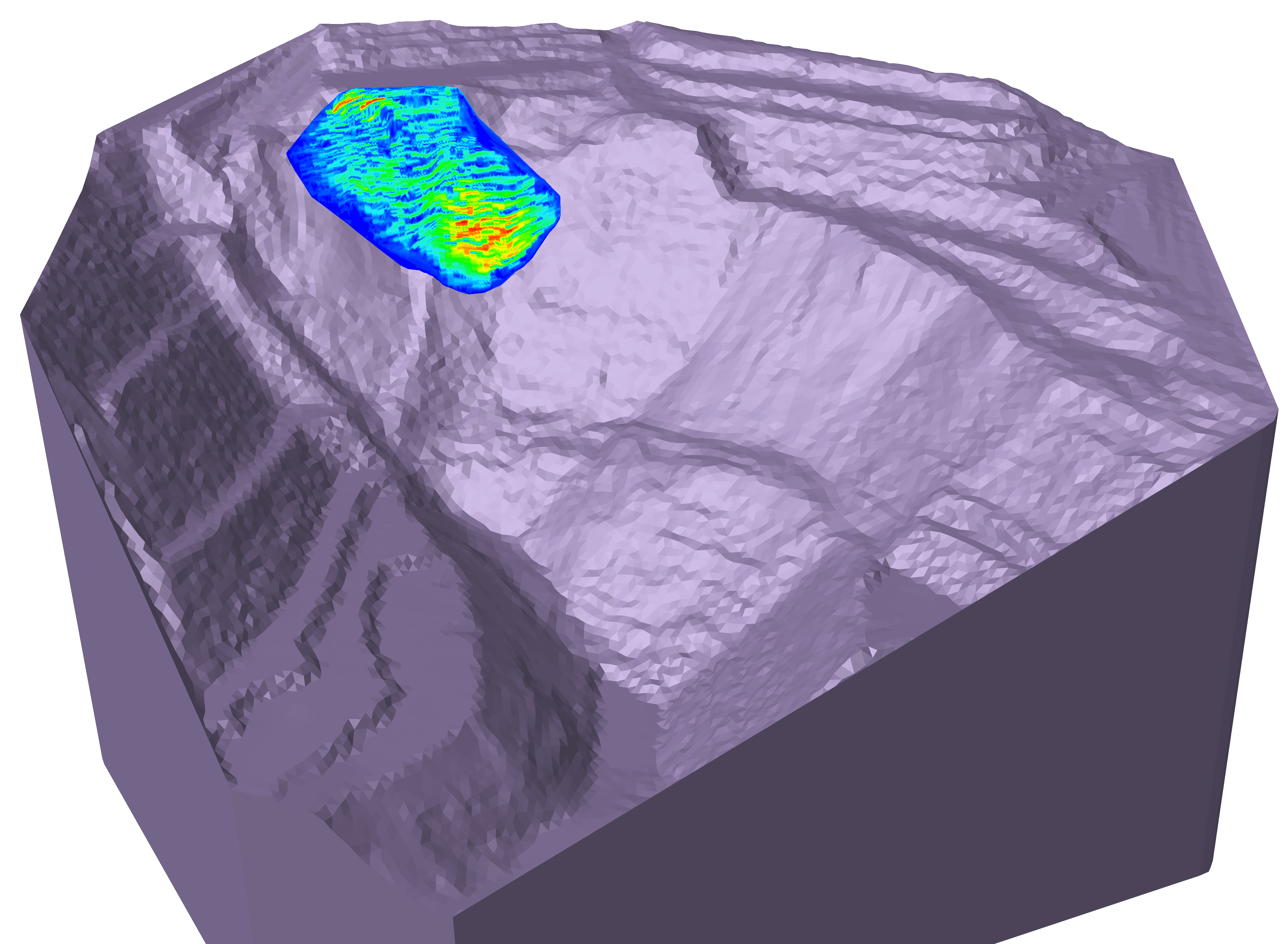 Figure 1. Overlay of radar map values on modeling results 