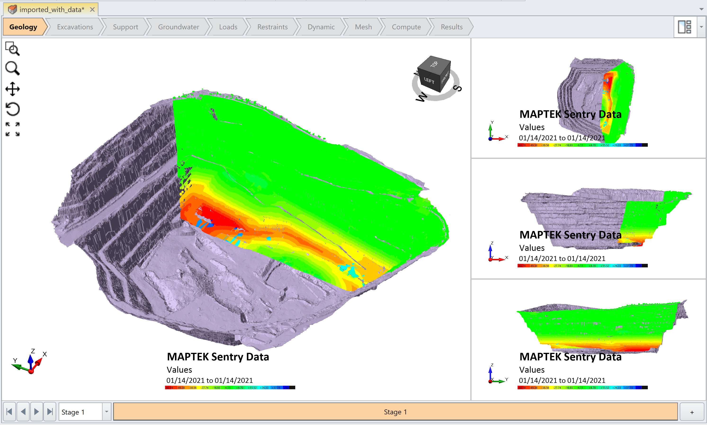 RS3: Maptek Sensor Data Import feature