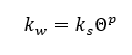 permeability function of the soils was derived using the following equation proposed by Leong and Rahardjo (1997)