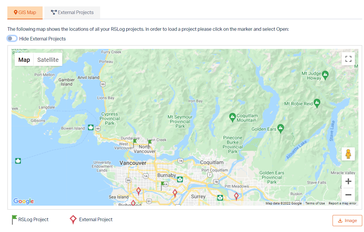 GIS Map in RSLog