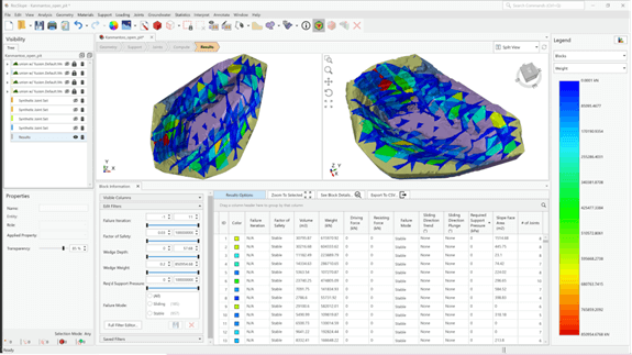 RocSlope3 - Results Visualization