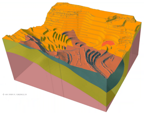 Figure 2. A view when selecting the top faces of the model. Click to see a full video guide.