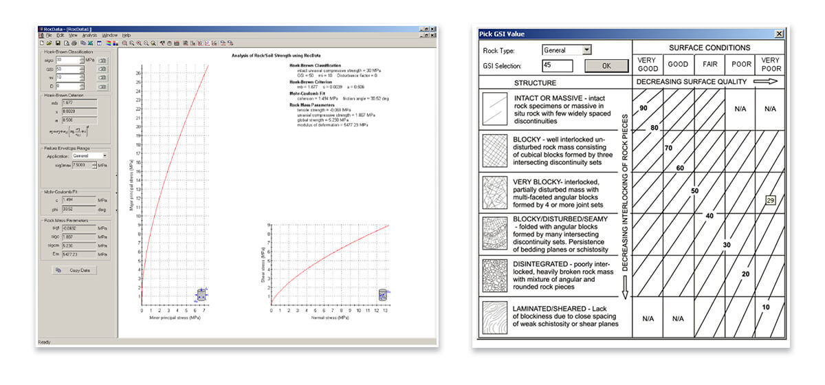 RocData Version 3 Software Screenshots