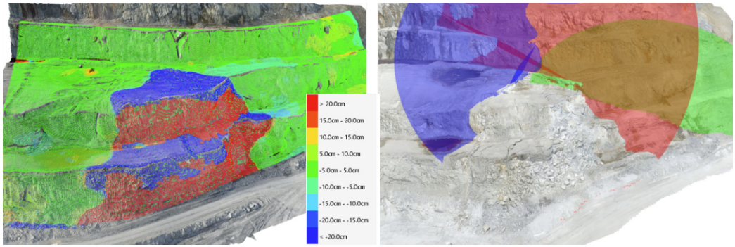 Displacement map from photogrammetric 3D models in ShapeMetriX.