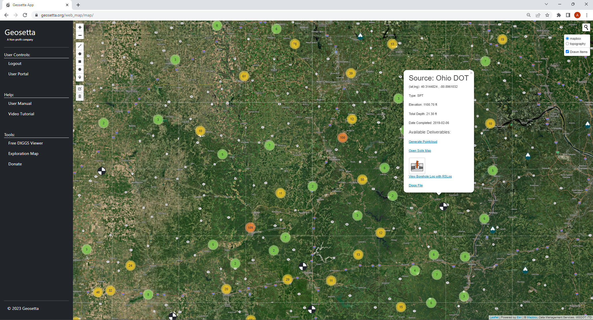 Geosetta Image Map