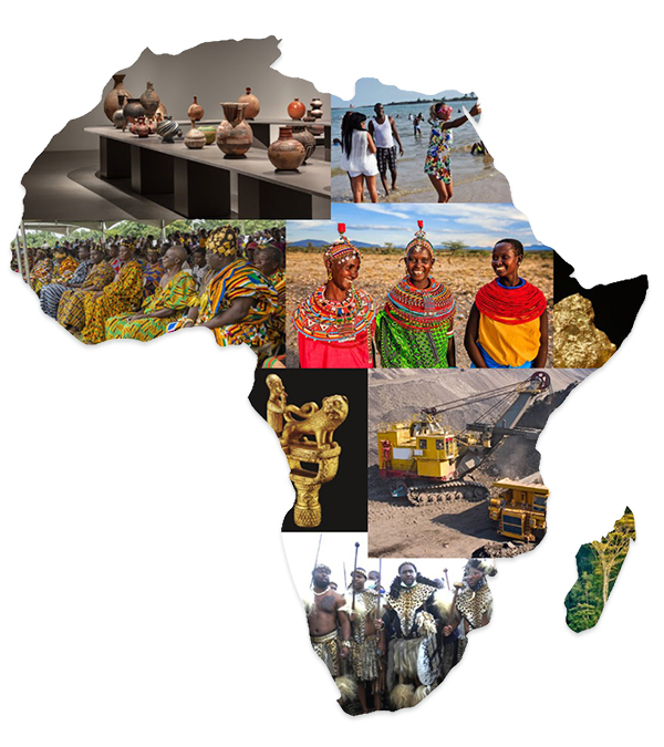Africa Shape with images