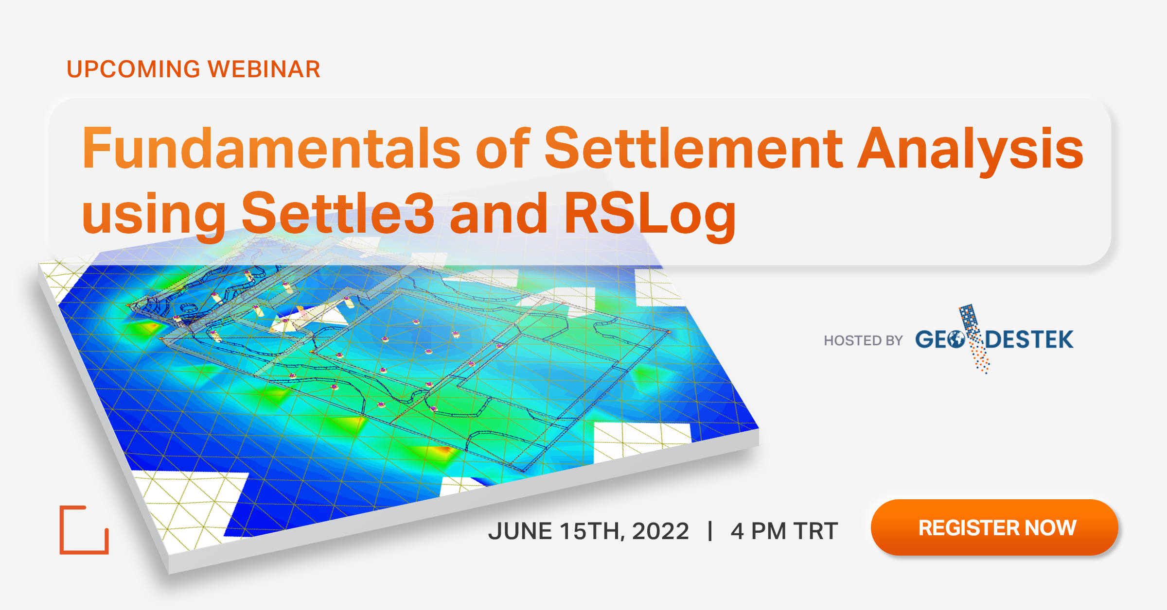 Social post webinar Fundamentals of Settlement Analysis Geo Destek banner 16x9