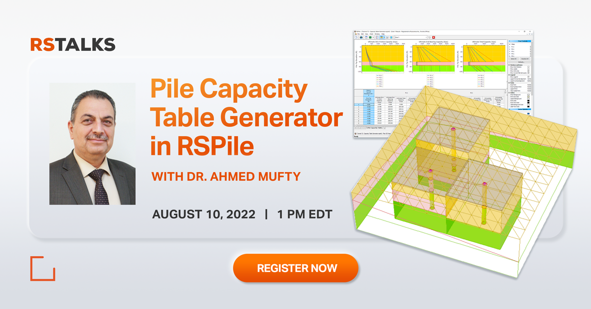 RSTalks - Pile Capacity Generator Table