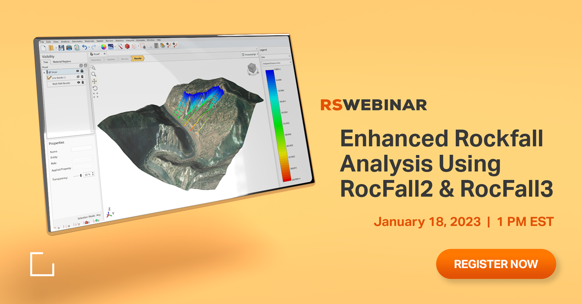 RocFall Analysis Webinar - January 2023