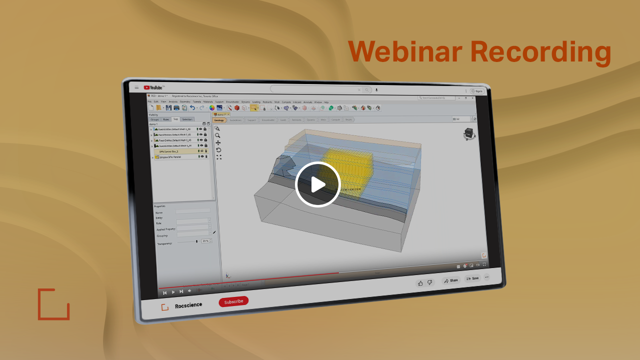 Webinar: Introducing 3D Discrete Fracture Networks (DFN) in RS3 - Applications in Surface & Underground Excavations