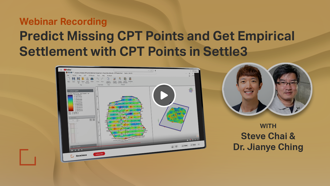 Webinar Recording - Predict missing CPT points and get empirical settlement with CPT points in Settle3