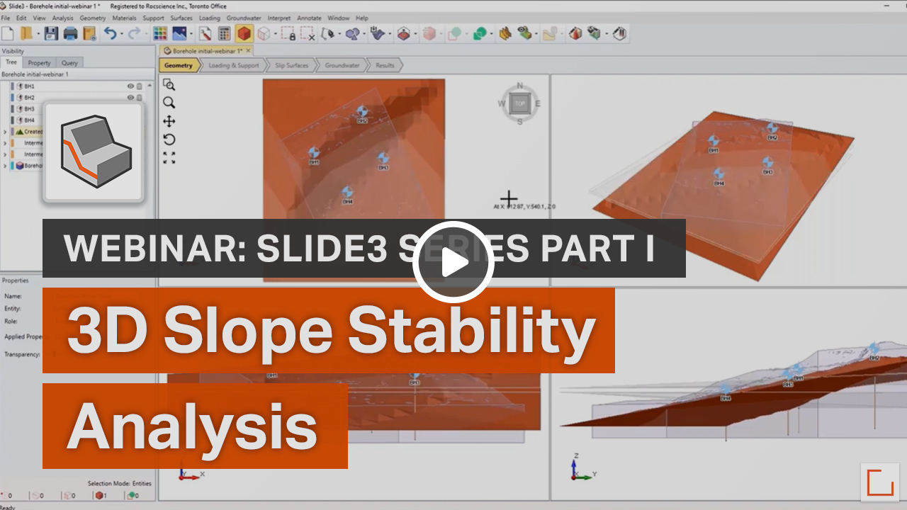 Slide3 Webinar Series: Part I - 3D Slope Stability Analysis