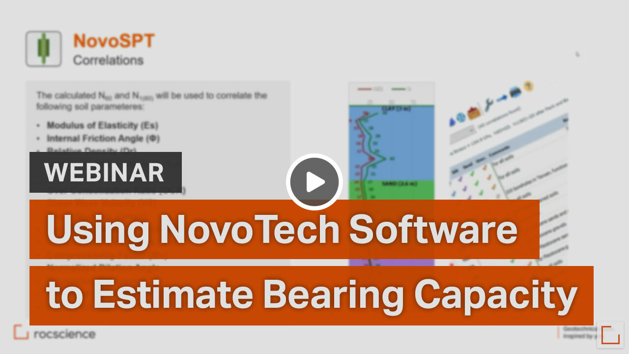 Webinar Recording - Using NovoTech Softwre to estimate Bearing capacity