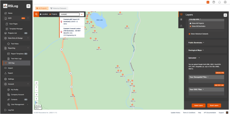 RSLog Department of Transportation DoT