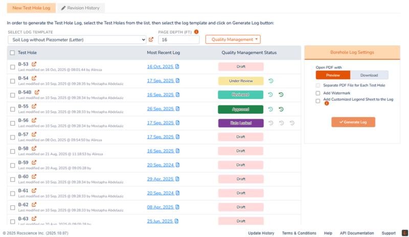 RSLog Quality Management System