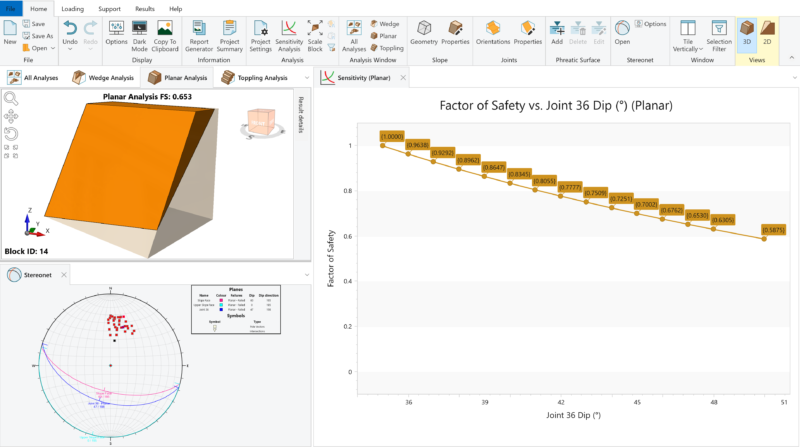 rocslope2 road cut analysis