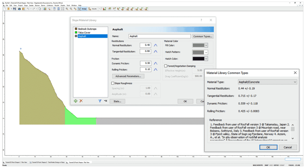 Slope Materials RocFall
